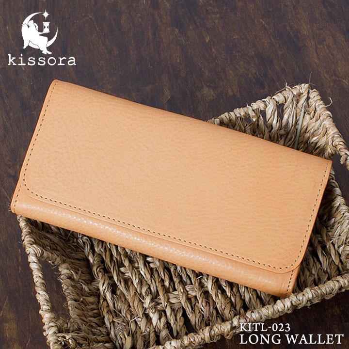 kissora（キソラ） 長財布 本革 KITL-023 Shoulder's Natural