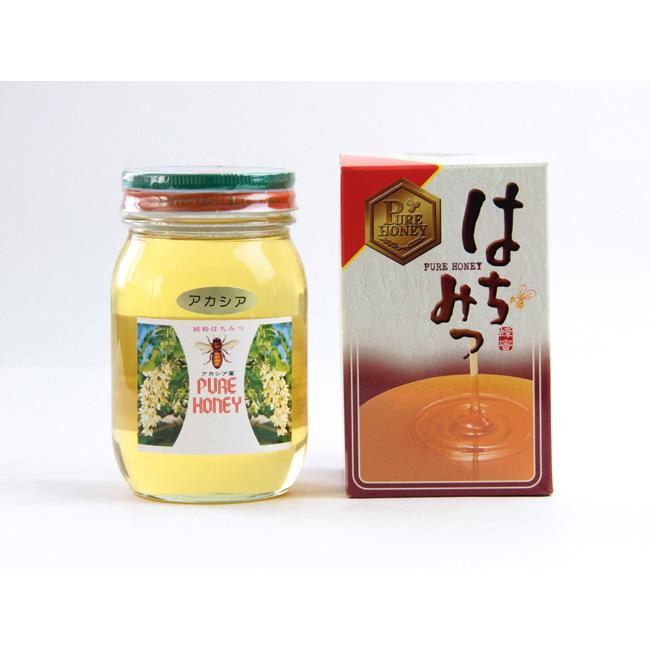 アカシア蜂蜜 600g 化粧箱入り北海道産(あかしあはちみつ、純粋