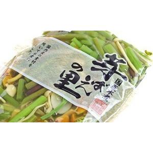 山菜 山菜ミックス 70g×6個 (みず・わらび・えのき・たけのこ・なめこが入っ
