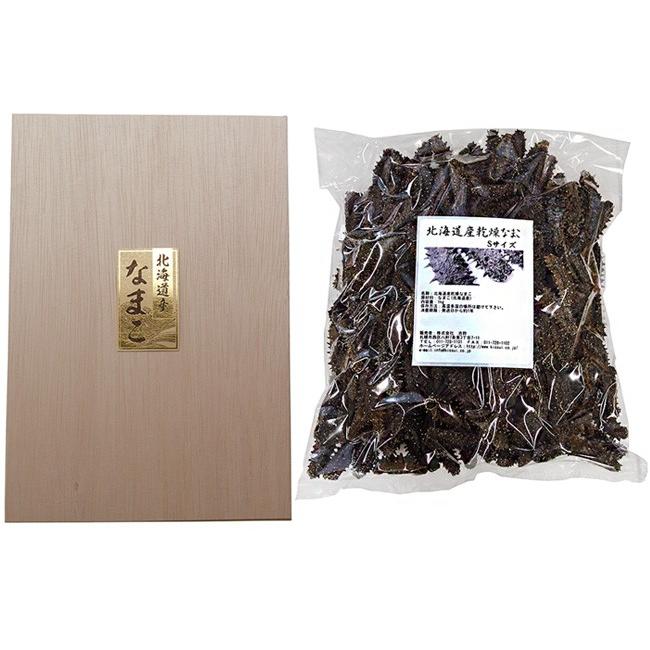 乾燥ナマコ特A級品Sサイズ1kg(化粧箱入り) 1本4g〜6g前後(特Aランク)北海道産乾燥なまこ1000g 金ん子 干し海鼠！海参！海参皇の画像