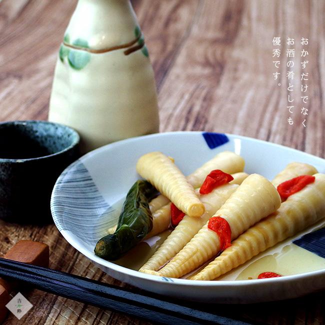 青唐細竹たまり 230g たまり漬け 【竹の子 タケノコ 孟宗竹】青唐辛子 