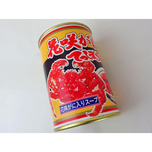 花咲がにてっぽう汁 貴重な花咲ガニを風味豊かにスープ缶詰に 花咲蟹のみそ汁 ハナサキ蟹のお吸い物 コンブガニの鉄砲汁 Ht 吉粋 通販 Yahoo ショッピング
