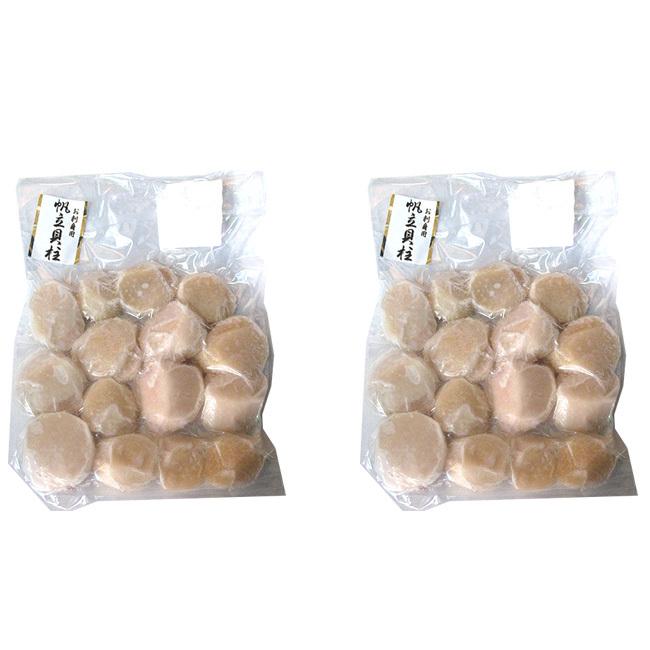 特大ジャンボサイズ 超肉厚 ほたて貝柱 (大玉L〜2Lサイズ) 刺身用1kg（500g×2袋）北海道産帆立！超肉厚ホタテ 送料無料の画像