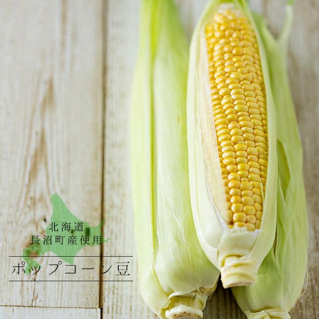 ポップコーン豆450g 北海道産とうもろこし使用 ポップコーンの原料 ぽっぷこーん オリジナル 安心 国産品 北海道長沼町産とうきび 安全