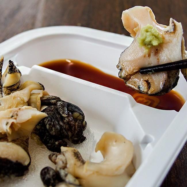 おつまみ つぶ貝40g 10個 醤油付 わさび付 毛ツブ アヤボラ 貝類 螺貝 ボイル味付加工 お刺身 炒め物 北海道産ツブ貝 送料無料 Oy 吉粋 通販 Yahoo ショッピング