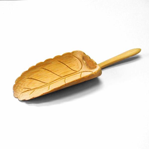 茶則　竹製　 葉型　J161eT | 