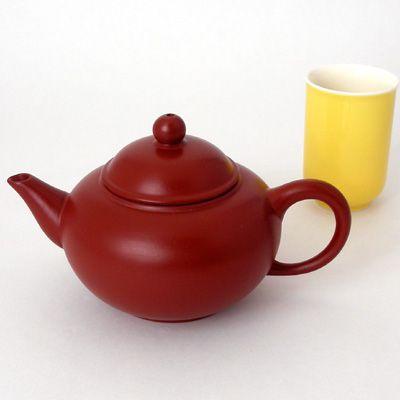 台湾茶器 蔡美珠 茶壺（四杯・朱泥C404） : 台湾茶の茶葉と茶器の通販