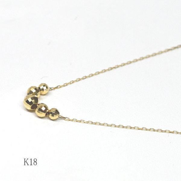 ネックレス レディース 18k シンプル ミラーボール ギフト シンプル 