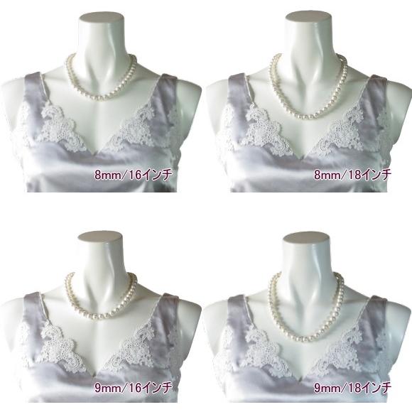 国産貝パール ネックレス2本＆ピアス(イヤリング)の3点セットPearl set