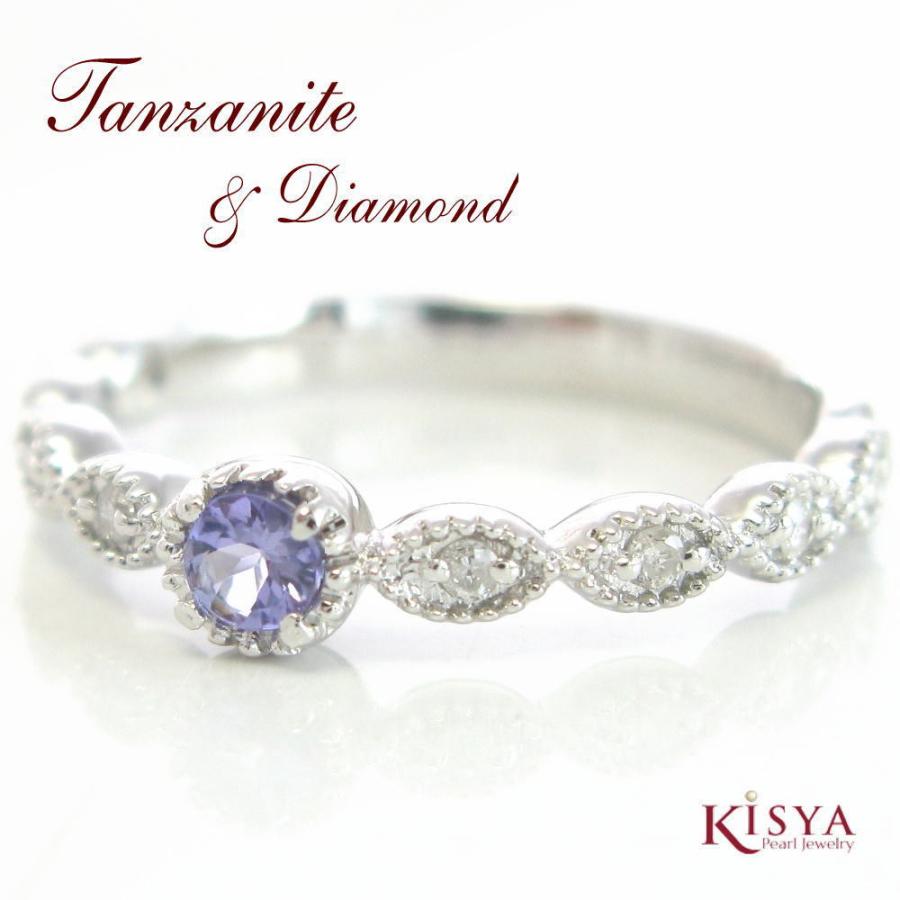 タンザナイト ダイヤモンドリング