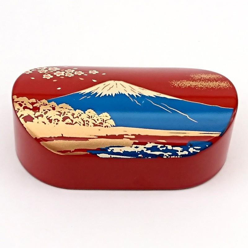 文鎮 ペーパーウェイト 小判型 朱 富士山 ペーパーウエイト おしゃれ