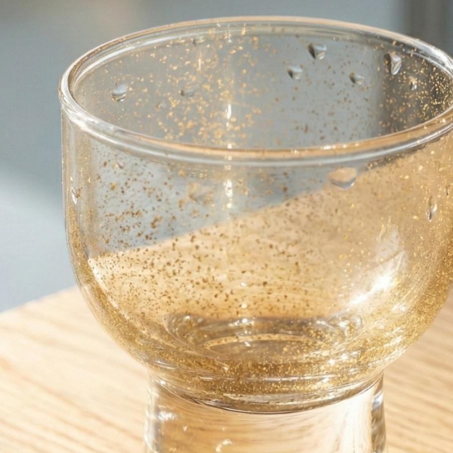 盃 ペア 涼金・涼銀 桐箱入 セット おしゃれ かわいい ゴールド