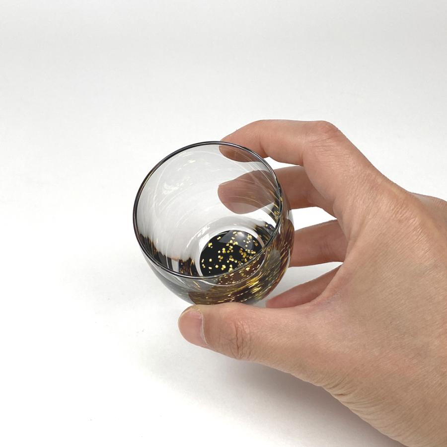 冷酒グラス kirari 赤・黒 ペア セット 日本製 おしゃれ ペアグラス