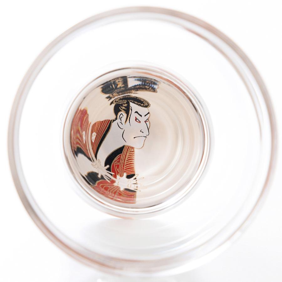 盃 写楽 蒔絵 松本米三郎・奴江戸兵衛 ペア セット 2個 おちょこ お