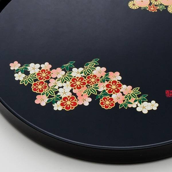 黒と赤のプラスチックおしぼりトレイ 42cm x 30cm 21枚 マットカラー