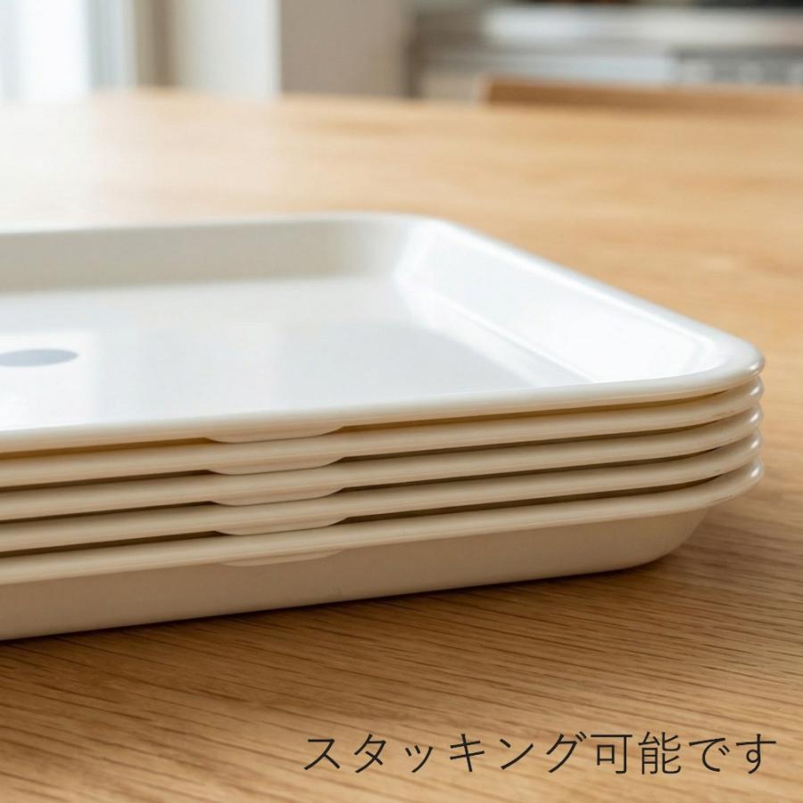 お盆 トレー すべらない ホワイト シマエナガ 33cm レンジ対応 食洗機