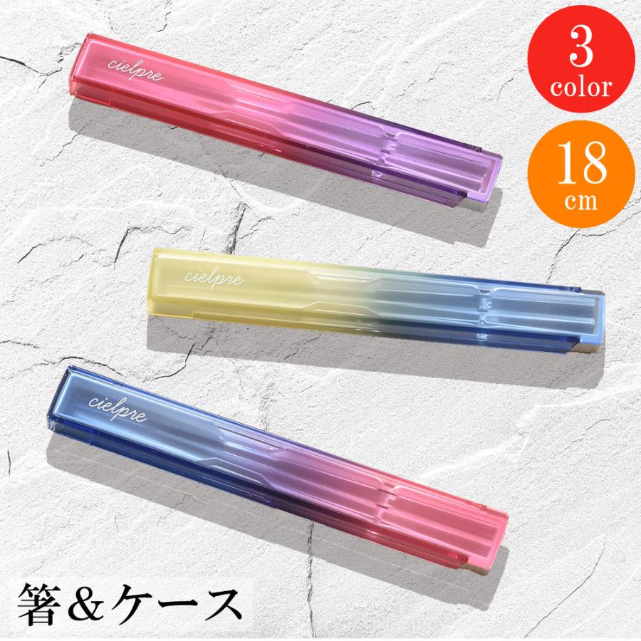 箸・ケース 18cm cielpre おしゃれ かわいい Z世代 エモい 女子 女の子