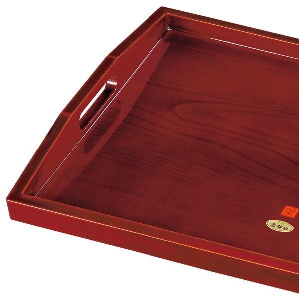 お盆 トレー 木製 長手盆 金蒔絵 春ラン 48cm : 紀州器楽や Yahoo!店