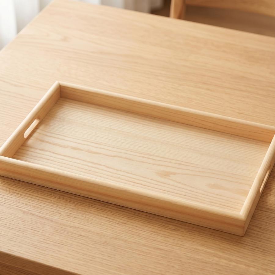 お盆 トレー 木製 長手盆 白木 紀州匠 60cm おしゃれ 可愛い 大きい