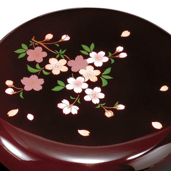 蓋付き菓子入れ 菓子器 蓋付き 溜 里桜 18cm お菓子入れ おしゃれ かわいい 来客