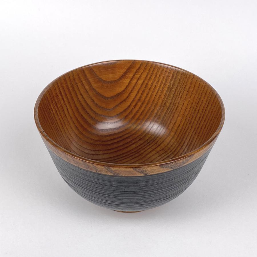 お椀 木製 汁椀 刷毛目 羽反 赤・黒 ペア セット 漆塗り お箸付き