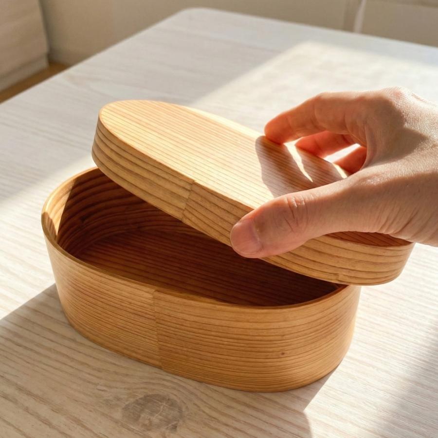 曲げわっぱ 弁当箱 日本製 日本のお弁当箱 小判 500ml まげわっぱ お