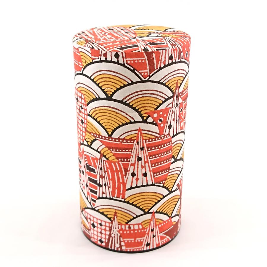 茶筒 はいからさん L モダン青海波 おしゃれ かわいい 日本製 保存容器 紀州器楽や Yahoo 店 通販 Yahoo ショッピング