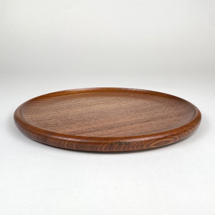お盆 トレー 木製 丸盆 24cm おしゃれ 可愛い カフェ おぼん 無地