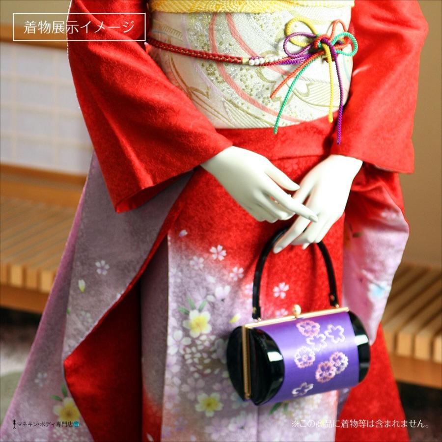 和装ボディ（胴長＋可動関節手先＋木製台）着付 展示 アイボリー