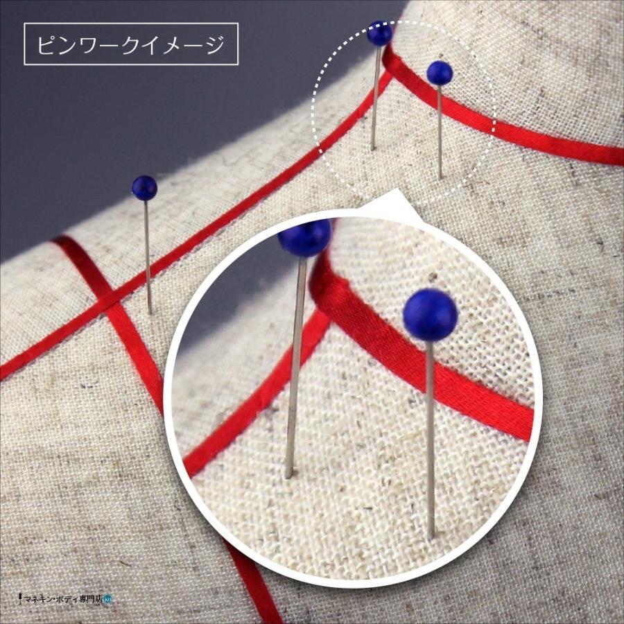 洋裁用ボディ カリン色染ヘッド 裁断ライン入 婦人 芯地マネキン