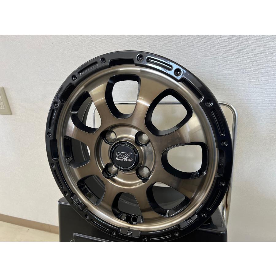 ホイール4本軽自動車スペーシア14インチmad cross grace