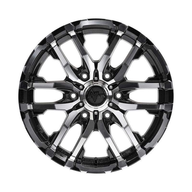 ハイエース キャラバン ナイトロパワー M26 クロスファング6.5J +38 ＆ グッドイヤー イーグル ♯1 ナスカー 215/60R17C 109/107R ホワイトレター｜kit2iida｜02