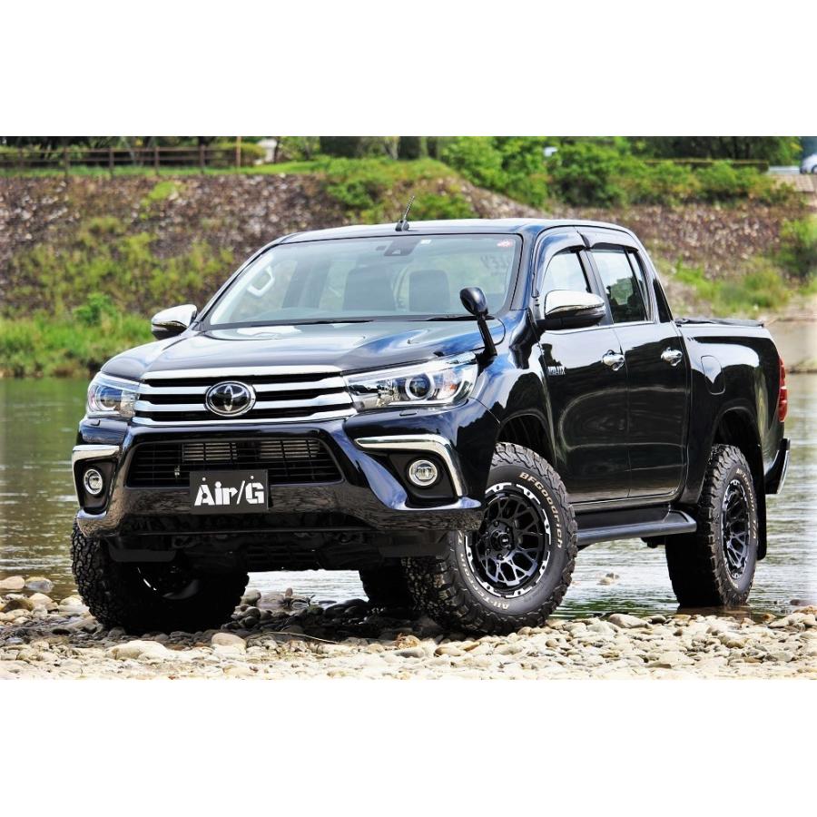 プラド 150系 FJクルーザー 4×4エンジニアリング Air/G ROCKS エアジー ロックス 8J +20 \u0026 モンスタタイヤ マッドウォリアー M/T 265/70R17の画像