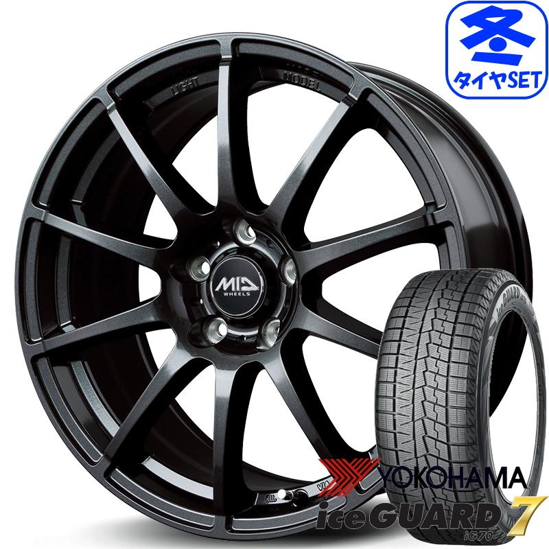 アイスガード 7 MID WHEELS スタッグ 6J +45 & ヨコハマ アイスガード7 