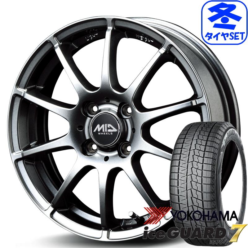 アイスガード 7 MID WHEELS スタッグ 5.5J +50 & ヨコハマ アイス