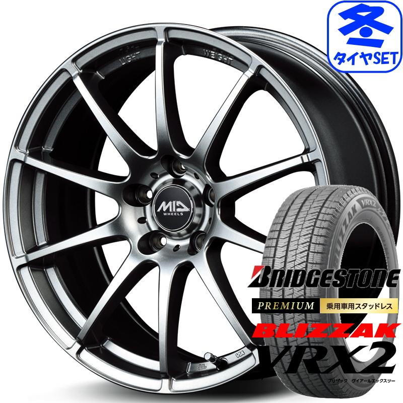 ブリザック VRX2 MID WHEELS スタッグ 8J +35 & ブリヂストン 235 