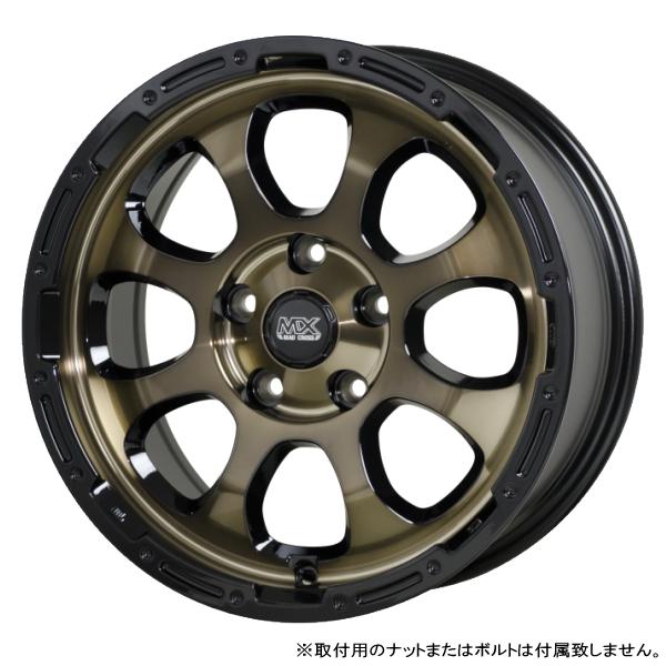 RAV4/デリカD5/エクストレイル/etc 新品ホイールのみ4本 MAD CROSS GRACE 16インチ 7.0J +38 5H 114.3P BRC/BK ▲個人宅宛ては別途送料▲｜kit2motojyuku｜02