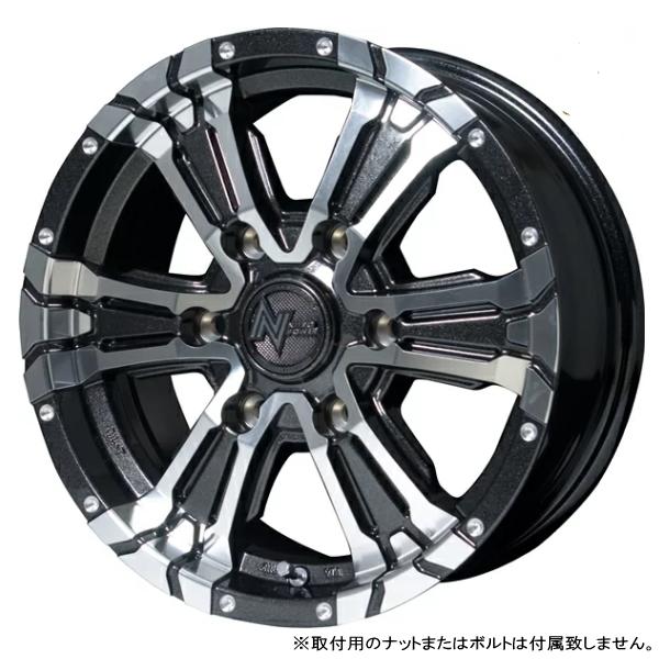 トヨタ ハイエース 200系/etc 新品ホイールのみ4本 NITROPOWER CROSS CLAW 16インチ 6.5J +38 6H 139.7P BMMC ▲個人宅宛ては別途送料▲｜kit2motojyuku｜02