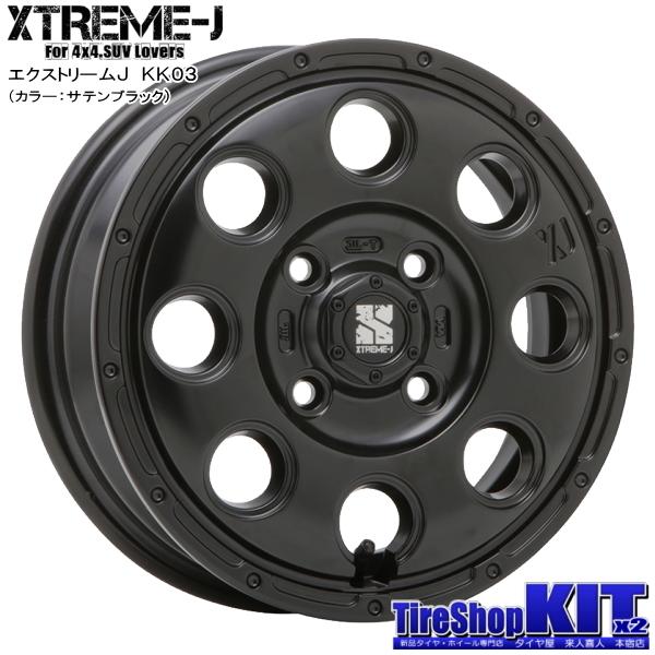 トーヨー オープンカントリー R/T 145/80R12 80/78N & MLJ XTREME-J KK03 12インチ 3.50B +45 4H 100P BK ハイゼット アトレー エブリィ｜kit2motojyuku｜02