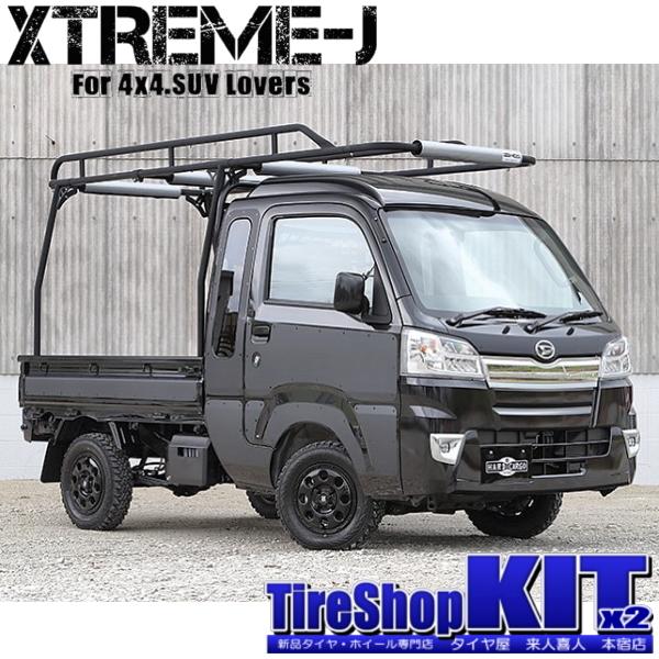 トーヨー オープンカントリー R/T 145/80R12 80/78N & MLJ XTREME-J KK03 12インチ 3.50B +45 4H 100P BK ハイゼット アトレー エブリィ｜kit2motojyuku｜03