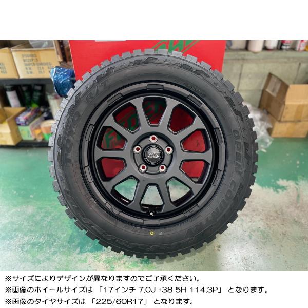 トーヨー オープンカントリー R/T 225/60R17 & MADCROSS RANGER 17インチ 7.0J +38 5H 114.3P BK 4本セット｜kit2motojyuku｜07