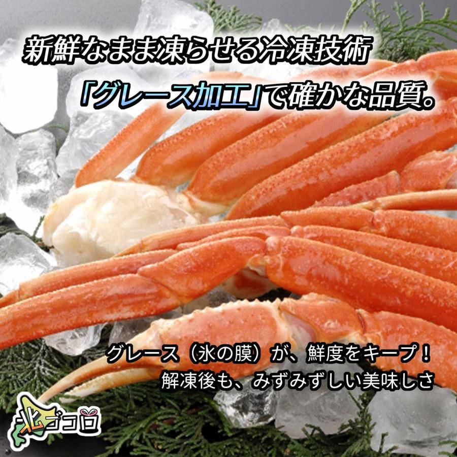 特盛】ズワイガニ足 5肩 計約2kg 脚 肩 爪 ボイル 冷凍 4〜5人前 : 北