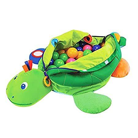 特別価格Melissa  Doug Kids Turtle Ball Pit with 60ボール好評販売中