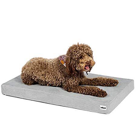 特別価格Milliard Memory Foam Dog Bed with Removable Washable & Waterproof Cover， Or好評販売中