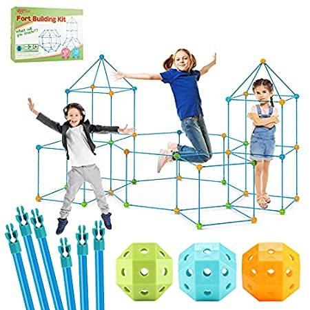 特別価格Kids Fort Building KIT 132 PCS Construction Fort Building Toys for Boys&Gir好評販売中