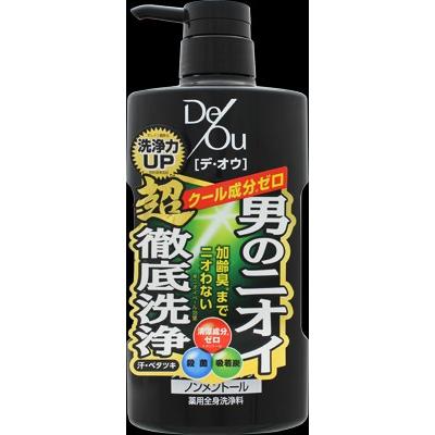 デ・オウ 薬用クレンジングウォッシュ ノンメントール ポンプ 520ml｜kitabadrug-cosme