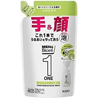 メンズビオレＯＮＥ 泡ハンドソープ＆洗顔料 替 250ml｜kitabadrug-cosme