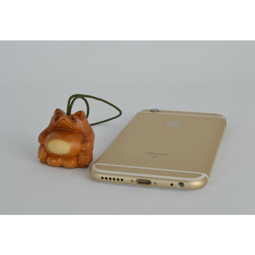 飛騨高山 一位一刀彫 根付 狸 30mm 伝統工芸品 お土産 民芸品 : きた