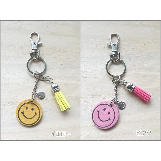 ニコちゃんスマイルのキーリング・キーホルダー ニコちゃんチャーム