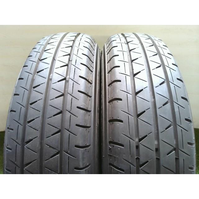 中古 165/80R14 97/95N LT YOKOHAMA ヨコハマ BluEarth‐Van RY55 2本 